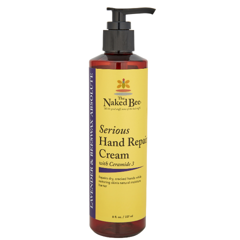 8 oz. Lavender & Beeswax Absolute Serious Hand Repair Cream - The Naked Bee