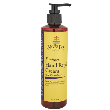 8 oz. Lavender & Beeswax Absolute Serious Hand Repair Cream - The Naked Bee