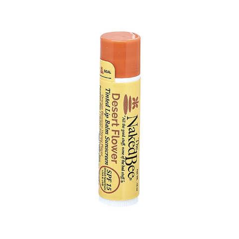 SPF 15 Orange Blossom Honey Tinted Lip Balm in Desert Flower - The Naked Bee