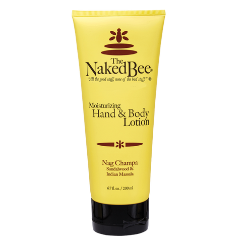 The Naked Bee Nag Champa Sandalwood & Indian Massala Moisturizing Hand &  Body Lotion, 6.7 Oz