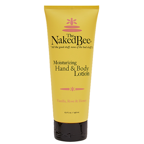 6.7 oz. Vanilla, Rose & Honey Hand & Body Lotion - The Naked Bee