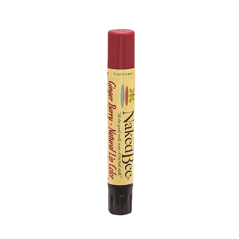 Ginger Berry Shimmering Lip Color - The Naked Bee