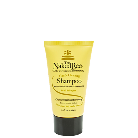 1.5 oz. Travel Orange Blossom Honey Gentle Cleansing Shampoo - The Naked Bee